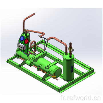 Kits d&#39;installation solides faciles pour les unités de condensation 5HP Series